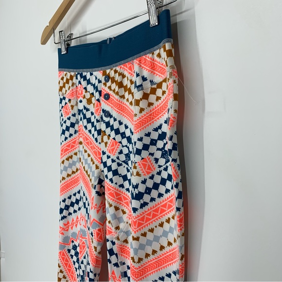 Free People Movement Geometric Boho Fireside Base Layer Leggings Nwot Size Small - Picture 7 of 16